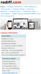 Mobile Screenshot of investor.rediff.com
