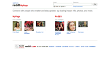 Tablet Screenshot of mypage.rediff.com