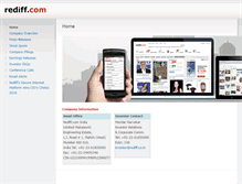 Tablet Screenshot of ir.rediff.com